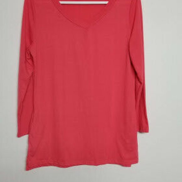 2/$10 Allegra K‎ Women's XL 3/4 Sleeve Shirt - Picture 1 of 5